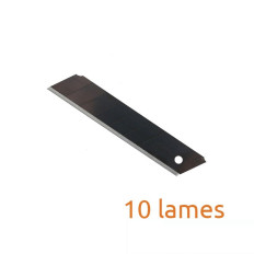 Boîte de 10 lames 25mm Razar Black Tajima