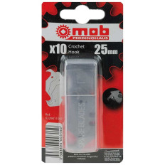 Boîtes de 10 lames crochet 25mm MOB