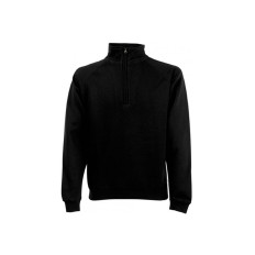 Sweat col zippé noir Vepro