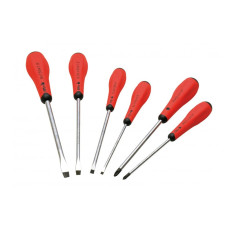 Jeu de 6 tournevis Redgrip fente + phillips MOB