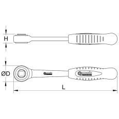 Cliquet 1/2" femelle MOB