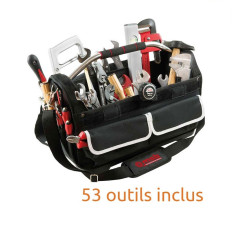 Boîte à outils garni plomberie 53 pièces Easy Bag MOB